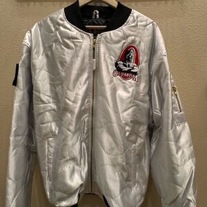 Joe Weider Olympia Bomber Jacket xxl white